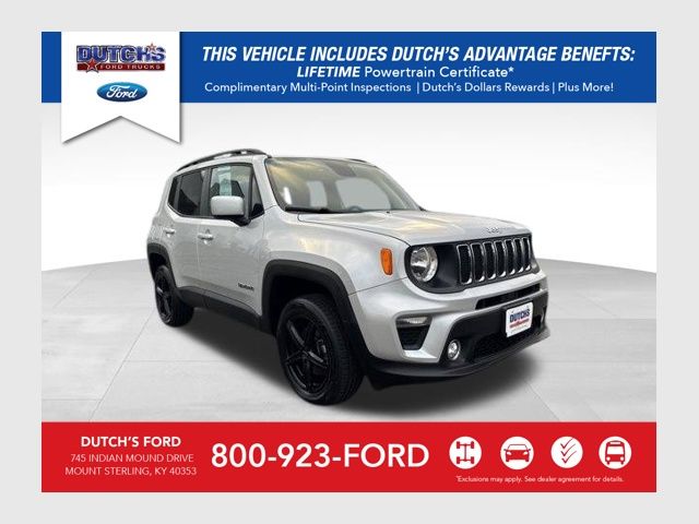 Glacier Metallic Clearcoat 2019 Jeep Renegade Latitude 4WD SUV / Crossover Four-Wheel Drive 9-Speed Automatic
