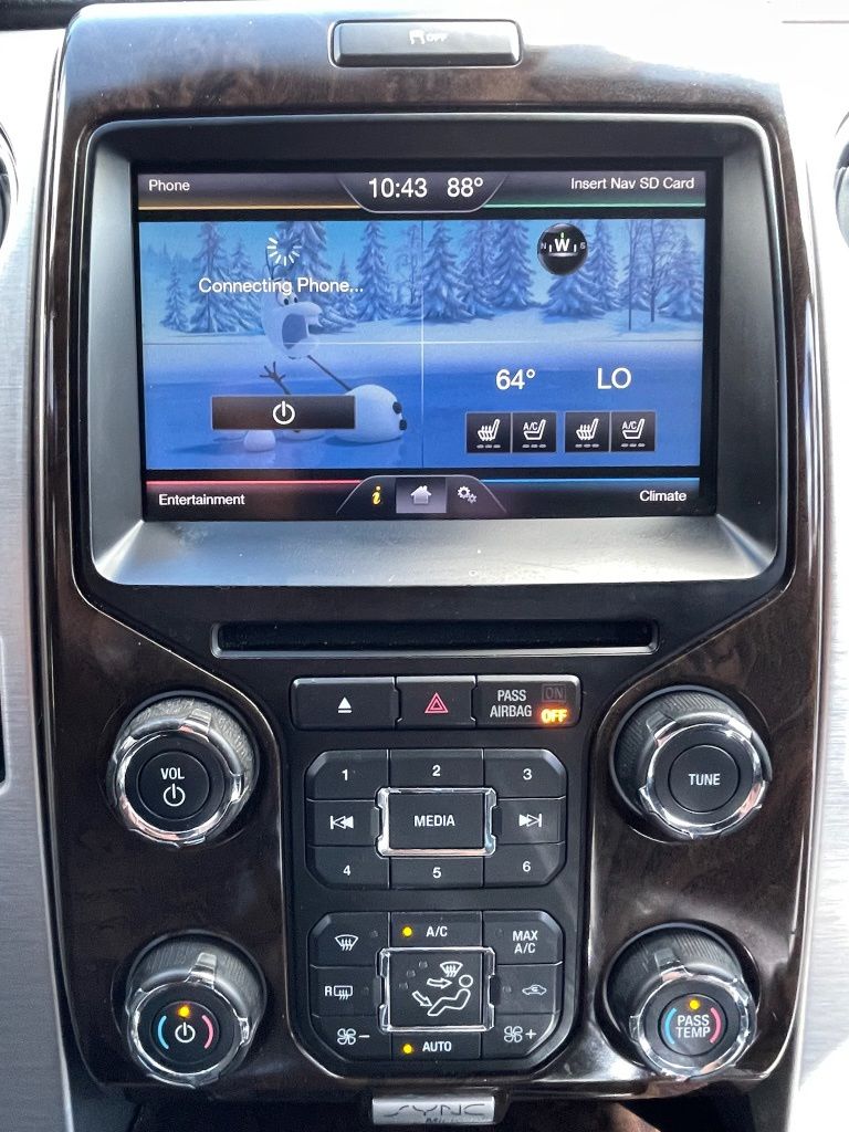 2013 Ford F-150 Platinum White at Bayway Cadillac of The Woodlands
