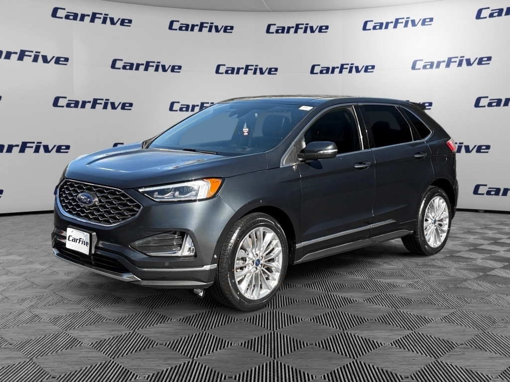 Blue Metallic 2022 Ford Edge SUV / Crossover All-Wheel Drive 8-Speed Automatic