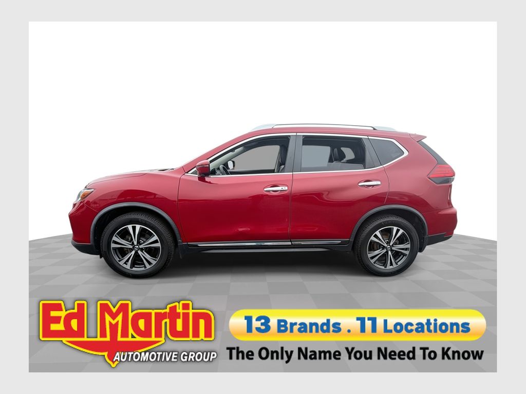 Red (Ruby) 2017 Nissan Rogue SL AWD SUV / Crossover All-Wheel Drive Continuously Variable Transmission