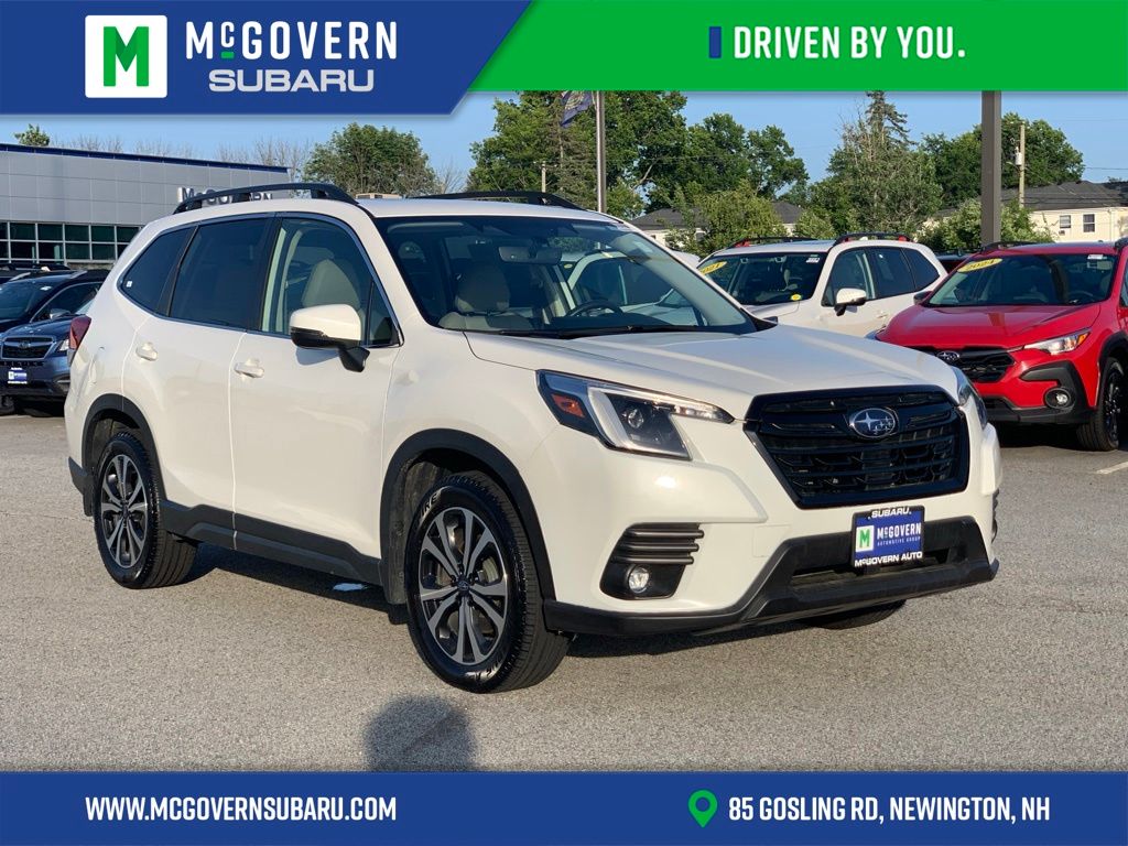 Crystal White Pearl 2024 Subaru Forester SUV / Crossover All-Wheel Drive Continuously Variable Transmission