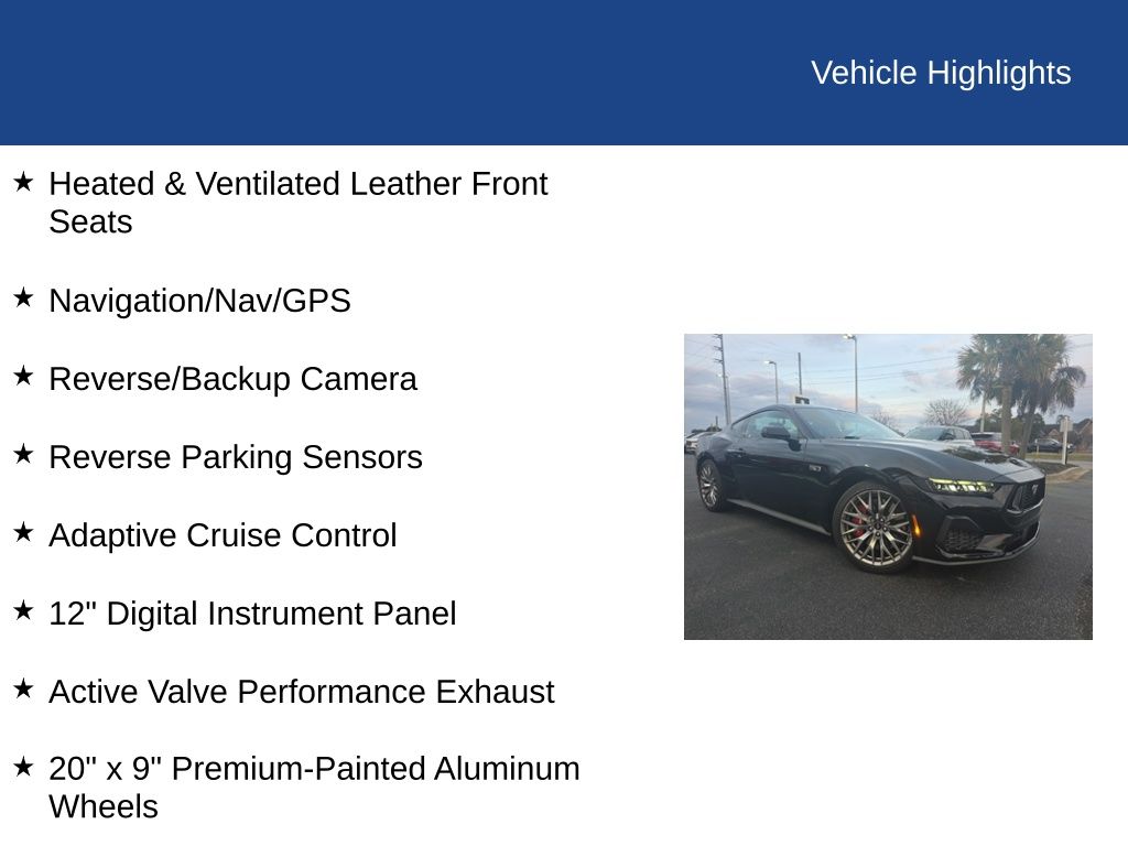 2025 Ford Mustang GT Premium Fastback