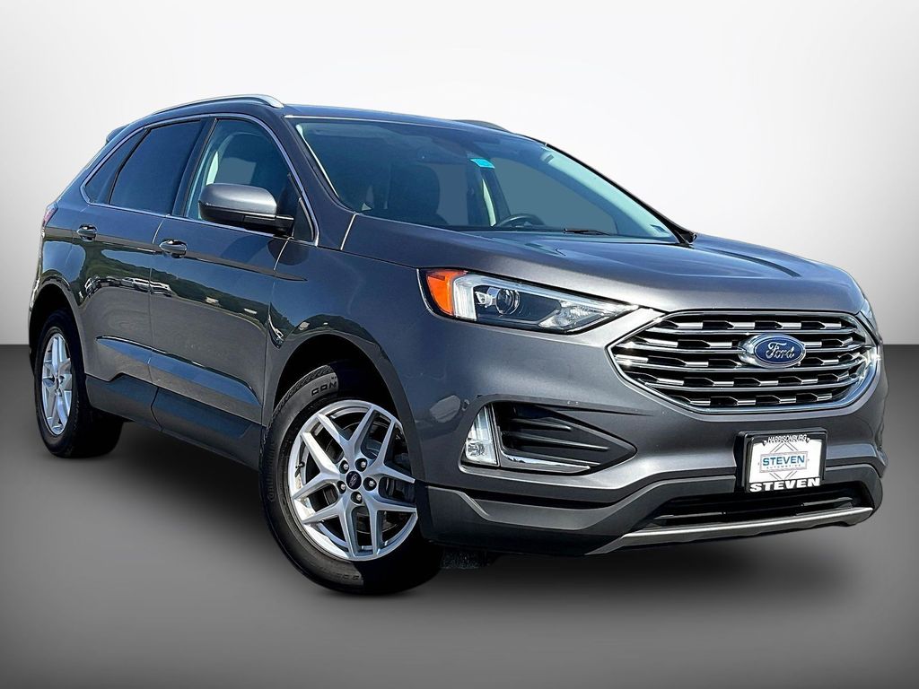 Carbonized Gray Metallic 2022 Ford Edge SUV / Crossover All-Wheel Drive 8-Speed Automatic