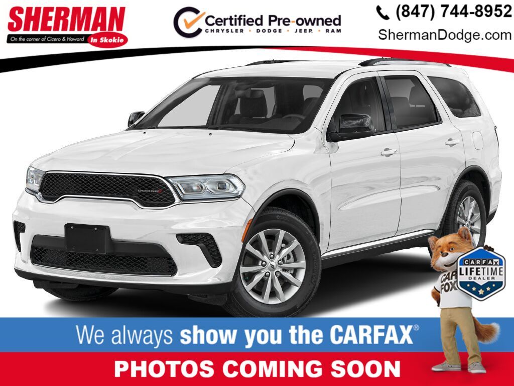 White Knuckle Clearcoat 2025 Dodge Durango SUV / Crossover All-Wheel Drive 8-Speed Automatic