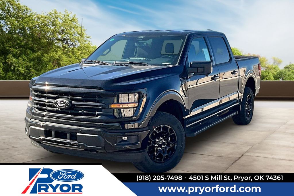Agate Black Metallic 2026 Ford F-150 XLT SuperCrew 4WD Pickup Truck Four-Wheel Drive Automatic