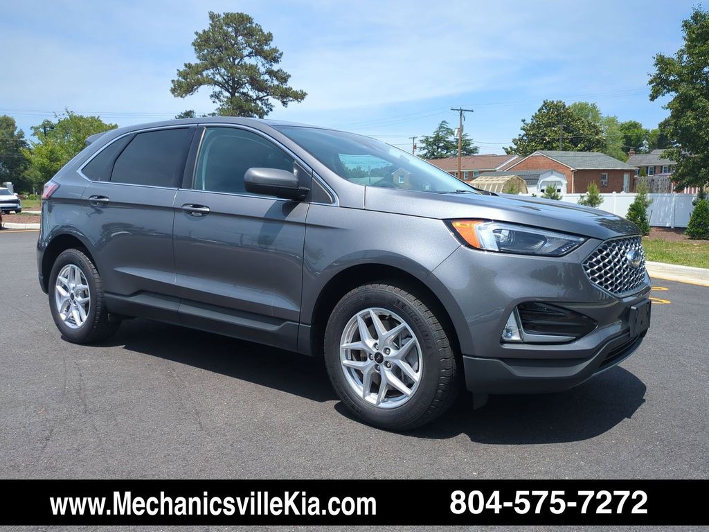 Gray Metallic 2024 Ford Edge SEL AWD SUV / Crossover All-Wheel Drive 8-Speed Automatic