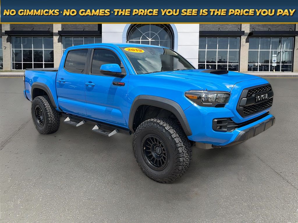 Voodoo Blue 2019 Toyota Tacoma Pickup Truck Four-Wheel Drive 6-Speed Automatic
