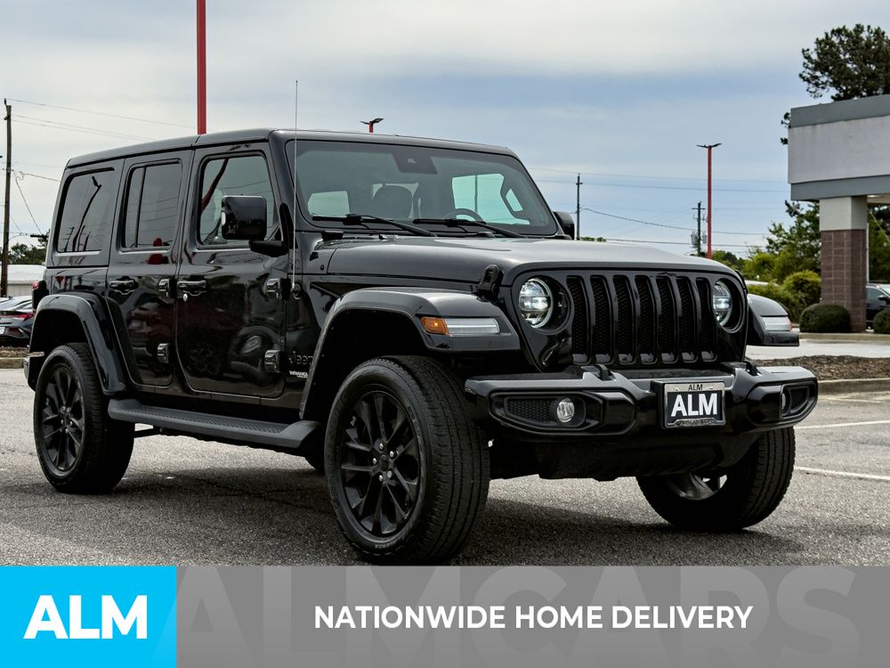Used 2022 Black Clearcoat Jeep Unlimited Sahara High Altitude image 4