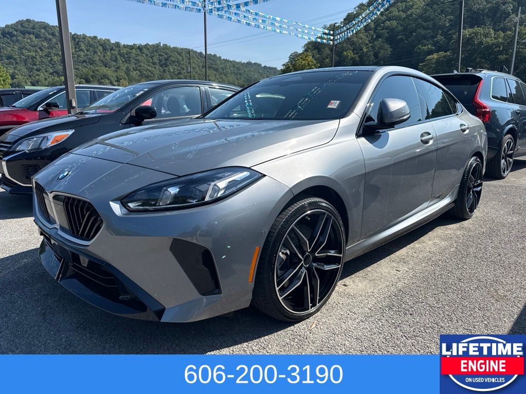 Gray Metallic 2025 BMW 2 Series Sedan All-Wheel Drive 7-Speed Automatic