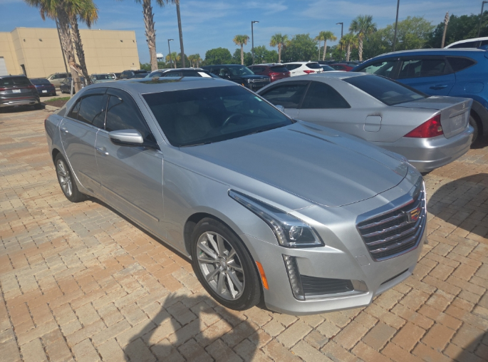 Radiant Silver Metallic 2019 Cadillac CTS Sedan Rear-Wheel Drive 8-Speed Automatic