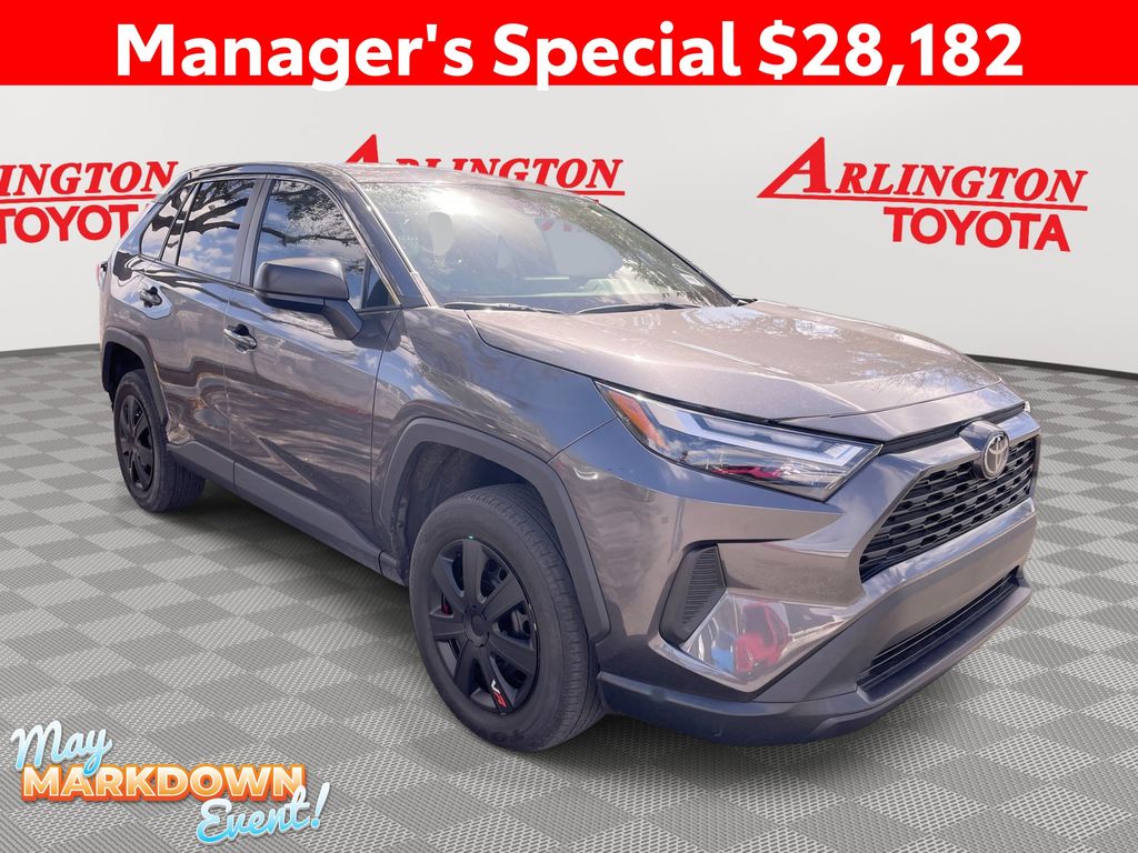Magnetic Gray Metallic 2024 Toyota RAV4 LE FWD SUV / Crossover Front-Wheel Drive 8-Speed Automatic