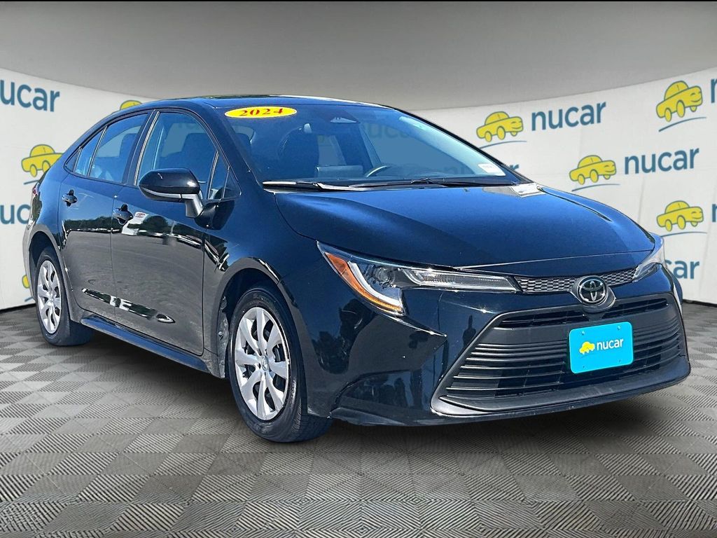 Midnight Black Metallic 2024 Toyota Corolla Sedan Front-Wheel Drive Continuously Variable Transmission