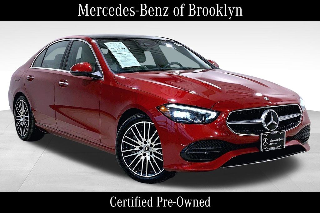 MANUFAKTUR Cardinal Red Metallic 2023 Mercedes-Benz C-Class C 300 4MATIC Sedan All-Wheel Drive 9-Speed Automatic