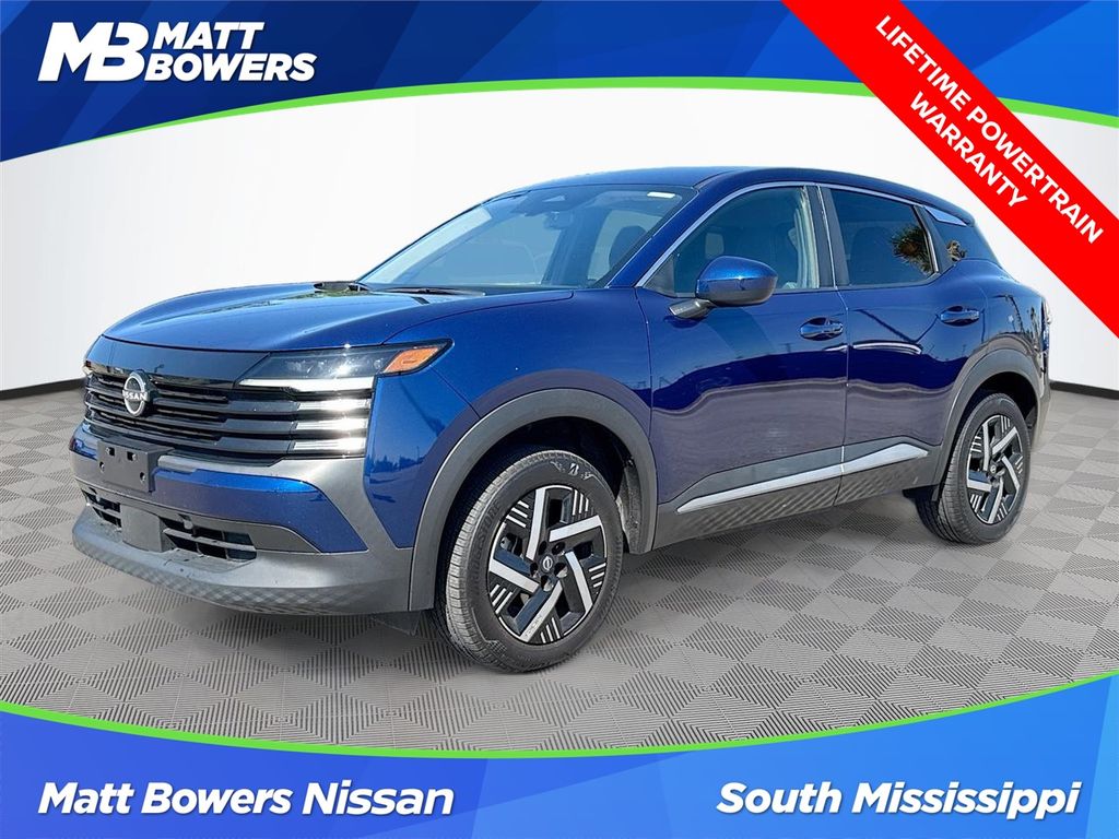 Deep Blue Pearl 2025 Nissan Kicks SV FWD SUV / Crossover Front-Wheel Drive Continuously Variable Transmission