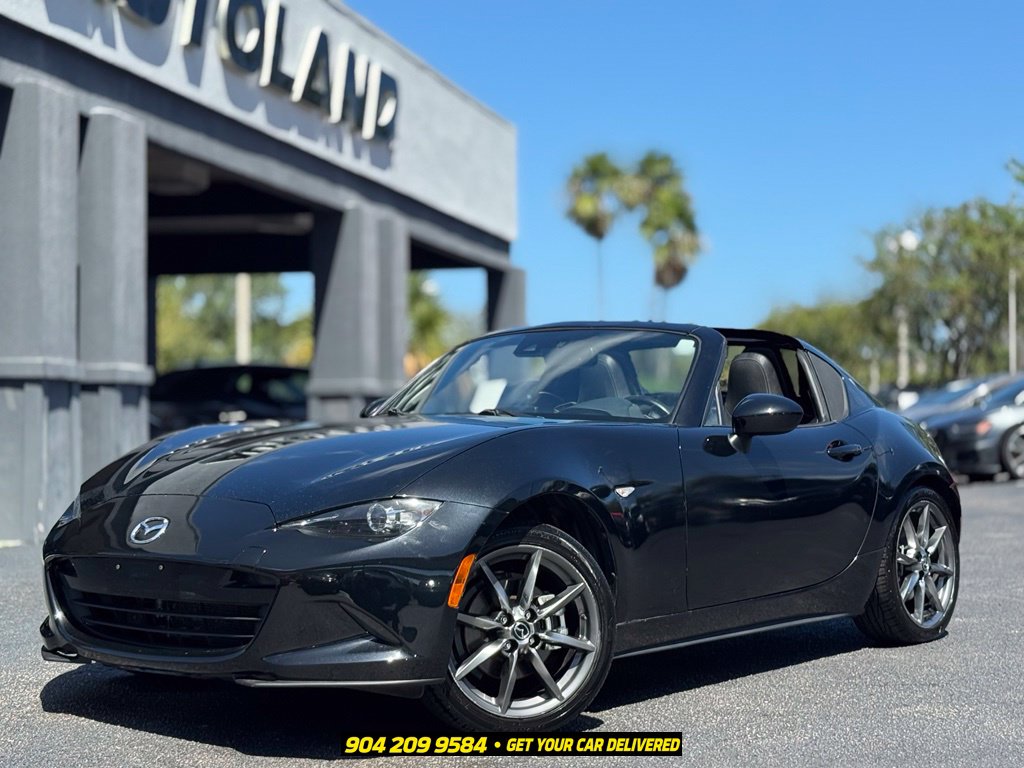 Jet Black Mica 2021 Mazda MX-5 Miata Convertible Rear-Wheel Drive 6-Speed Automatic
