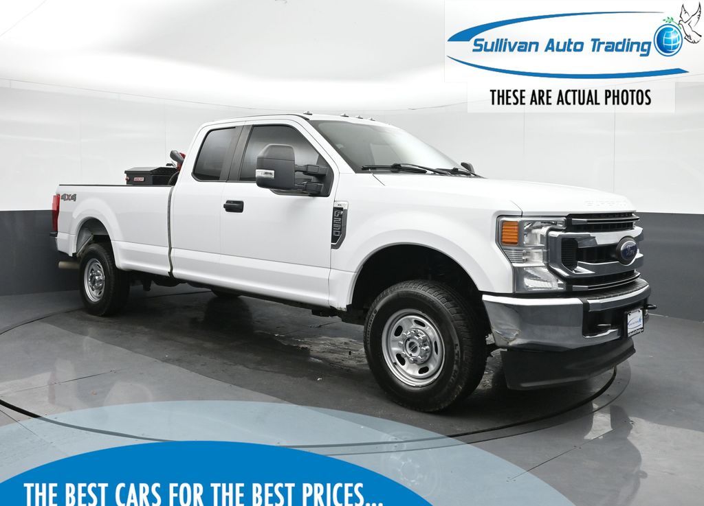 Oxford White 2022 Ford F-250 Super Duty XL SuperCab 4WD Pickup Truck Four-Wheel Drive 6-Speed Automatic