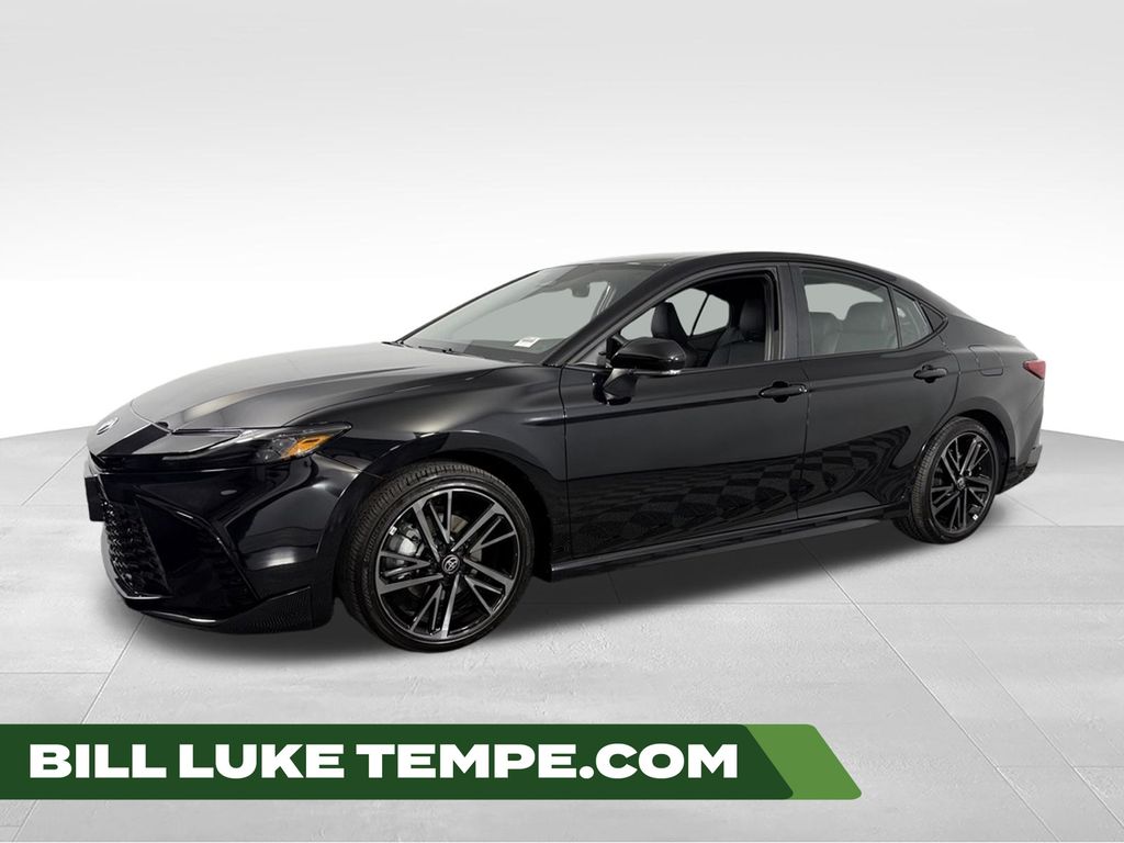 Midnight Black Metallic 2026 Toyota Camry Sedan Front-Wheel Drive Continuously Variable Transmission