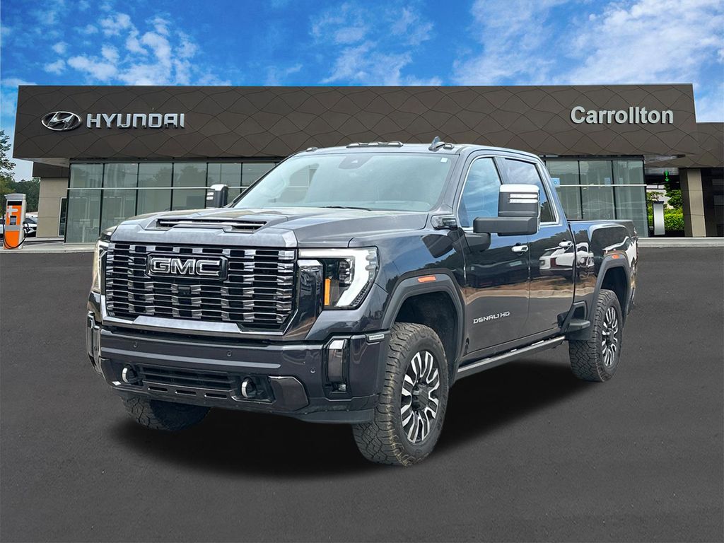 Titanium 2024 GMC Sierra 3500HD Denali Ultimate Crew Cab 4WD Pickup Truck Four-Wheel Drive Automatic