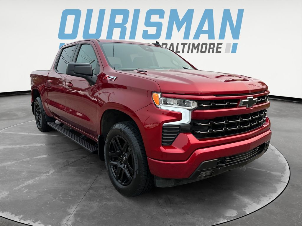 Radiant Red 2024 Chevrolet Silverado 1500 Pickup Truck Four-Wheel Drive Automatic