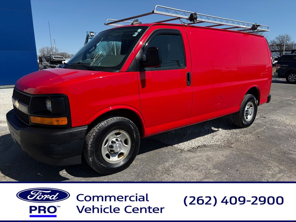 Red Hot 2017 Chevrolet Express Cargo 2500 RWD Van Rear-Wheel Drive 6-Speed Automatic Overdrive