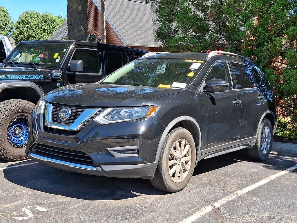 Gray (Magnetic Black Pearl) 2020 Nissan Rogue SV FWD SUV / Crossover Front-Wheel Drive Continuously Variable Transmission