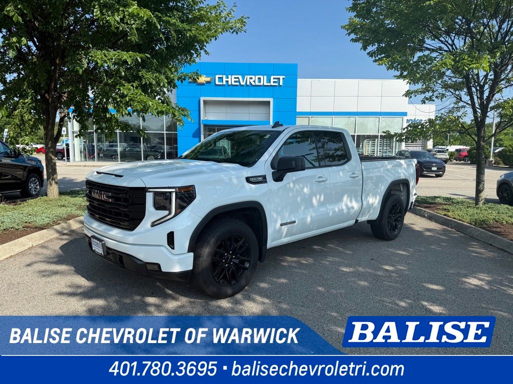 Summit White 2023 GMC Sierra 1500 Pickup Truck Four-Wheel Drive Automatic