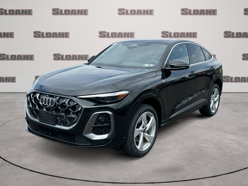 Black 2025 Audi Q5 Sportback quattro Premium Plus S Line 45 TFSI Sedan All-Wheel Drive 7-Speed Automatic