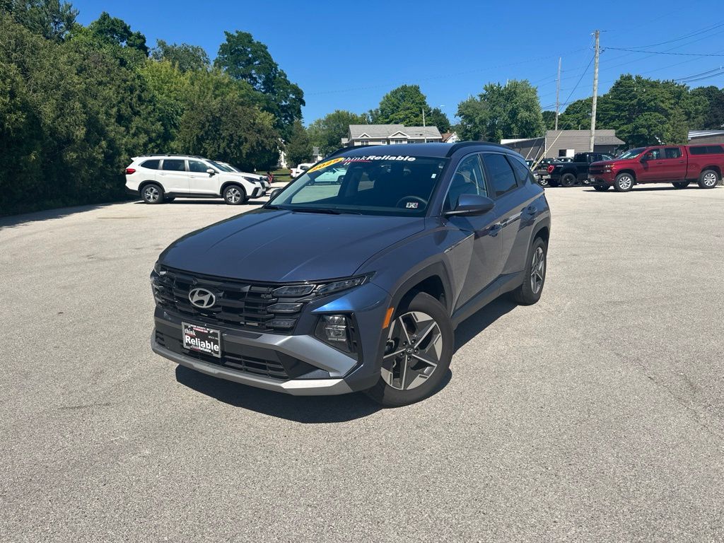 Atlantis Blue 2025 Hyundai Tucson SUV / Crossover All-Wheel Drive 8-Speed Automatic
