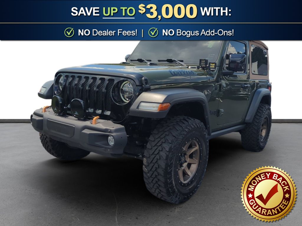 Sarge Green Clearcoat 2022 Jeep Wrangler SUV / Crossover Four-Wheel Drive 8-Speed Automatic