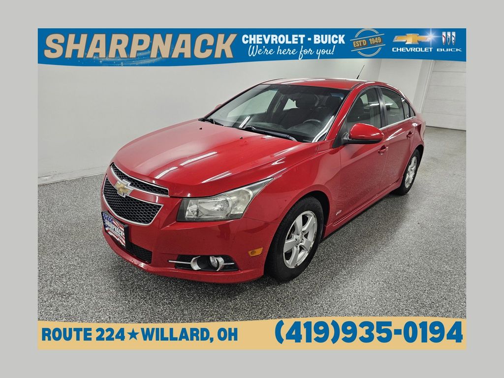 Victory Red 2012 Chevrolet Cruze Sedan Front-Wheel Drive 6-Speed Automatic Overdrive