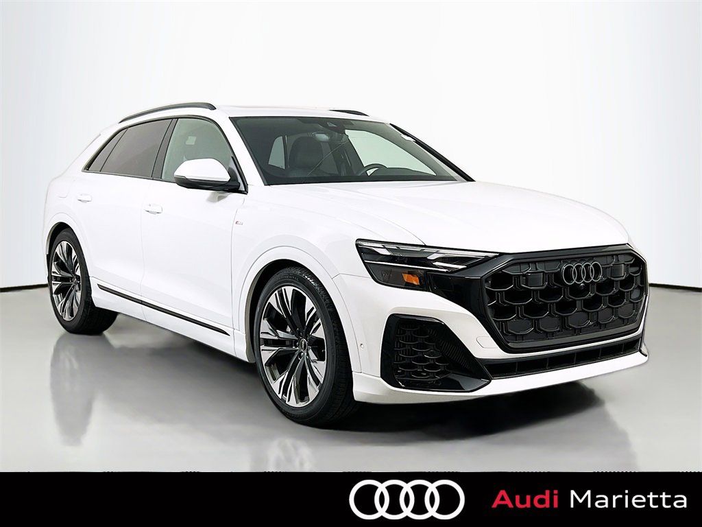 Glacier White Metallic 2026 Audi Q8 SUV / Crossover All-Wheel Drive 8-Speed Automatic