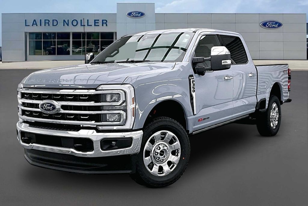 Glacier Gray Metallic TriCoat 2026 Ford F-350 Super Duty Pickup Truck Four-Wheel Drive Automatic