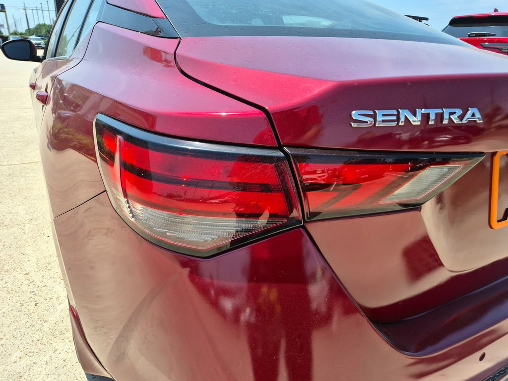 2023 Nissan Sentra SV Red at Texan Dodge Chrysler Jeep Ram