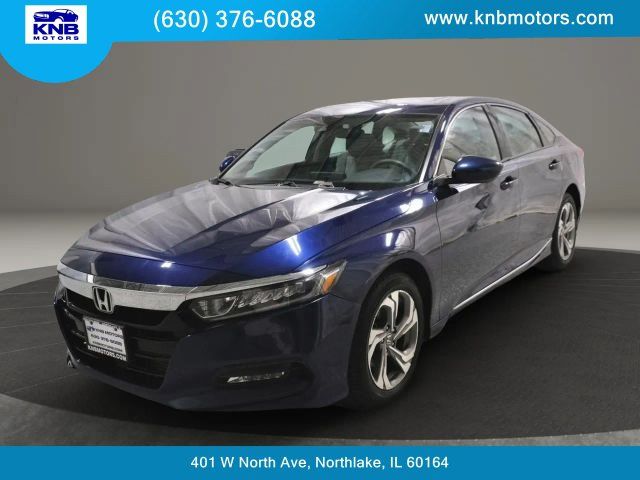 Blue 2020 Honda Accord Sedan Front-Wheel Drive Continuously Variable Transmission