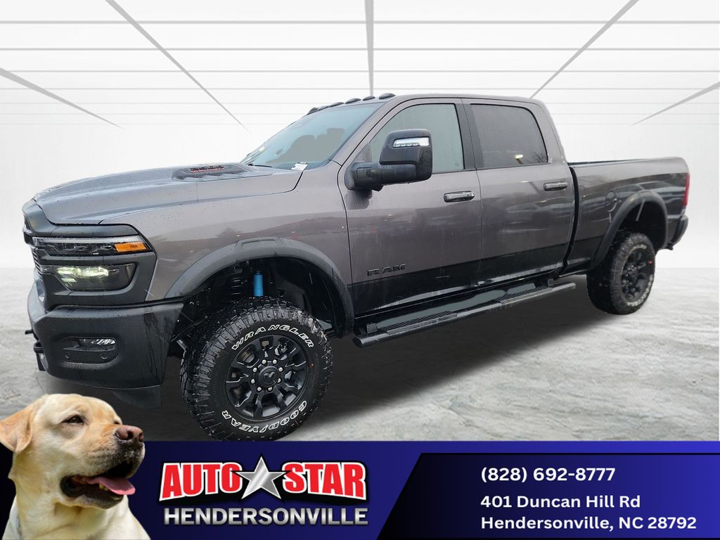 Gray (Granite Crystal Metallic Clearcoat) 2026 RAM 2500 Power Wagon Crew Cab 4WD Pickup Truck Four-Wheel Drive 8-Speed Automatic