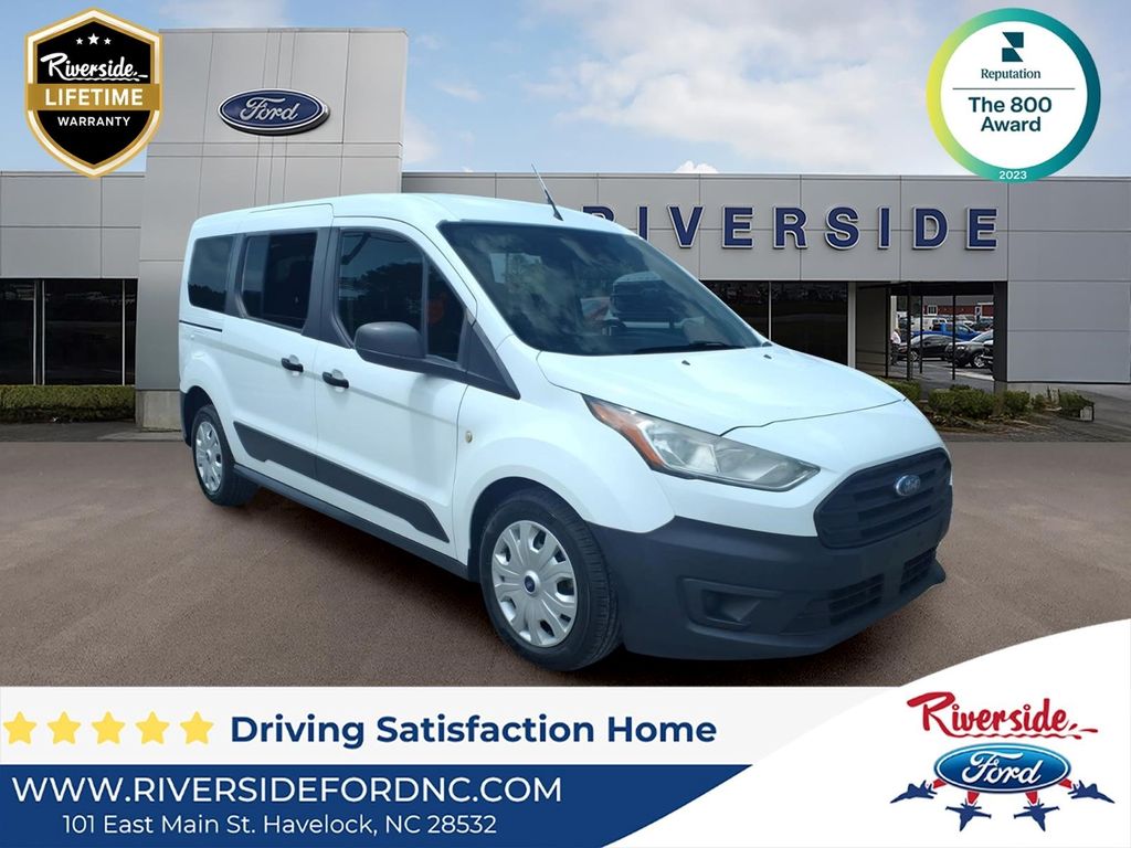 Frozen White 2020 Ford Transit Connect Van Front-Wheel Drive 8-Speed Automatic