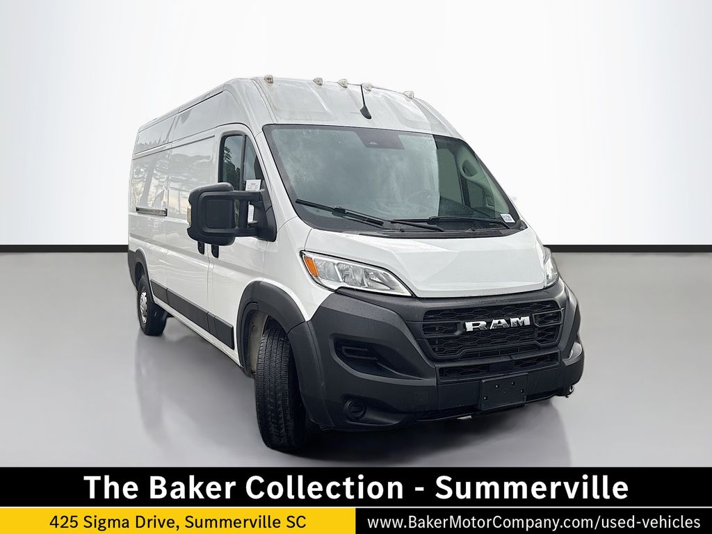 Bright White Clearcoat 2023 RAM ProMaster 2500 159 High Roof Cargo Van FWD Van Front-Wheel Drive 9-Speed Automatic