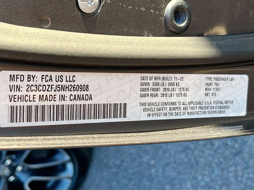 Used 2022 Gray Dodge R/T Scat Pack image 33