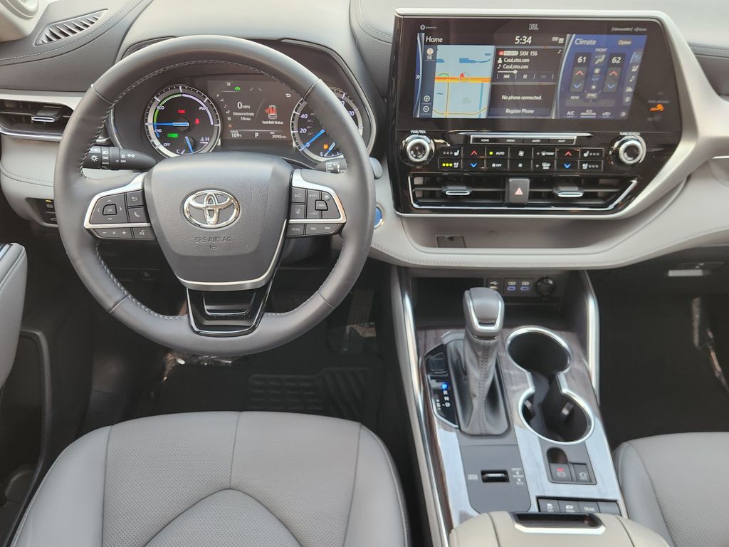2022 Toyota Highlander Hybrid Platinum Gray at Toyota of Victoria