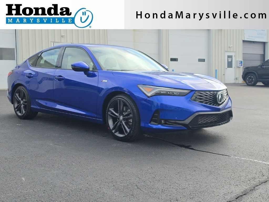 Apex Blue Pearl 2024 Acura Integra FWD with Technology and A-SPEC Package Sedan Front-Wheel Drive 6-Speed Manual