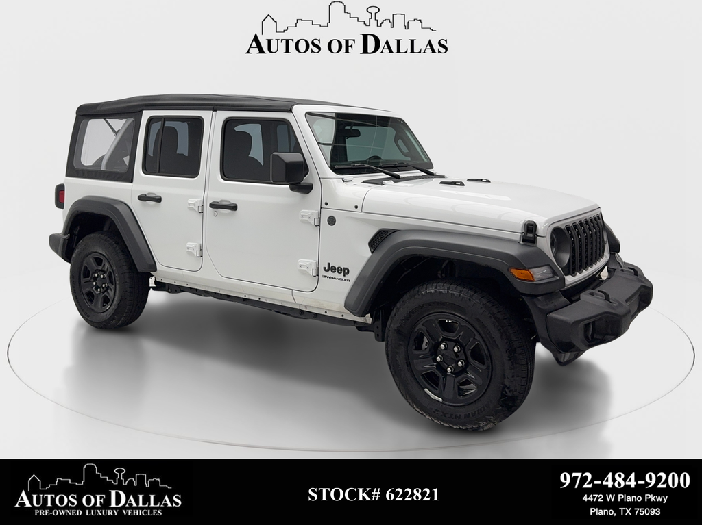Bright White Clearcoat 2025 Jeep Wrangler SUV / Crossover Four-Wheel Drive 6-Speed Manual