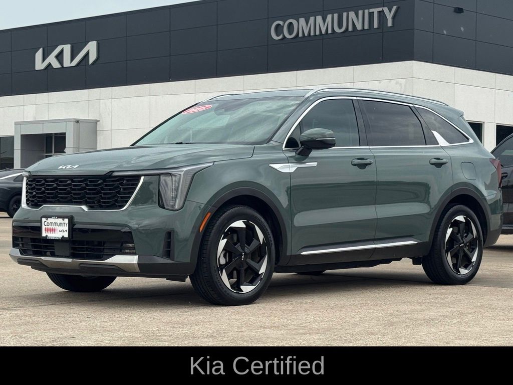 2025 Kia Sorento Hybrid EX Green at DeMontrond Automotive Group