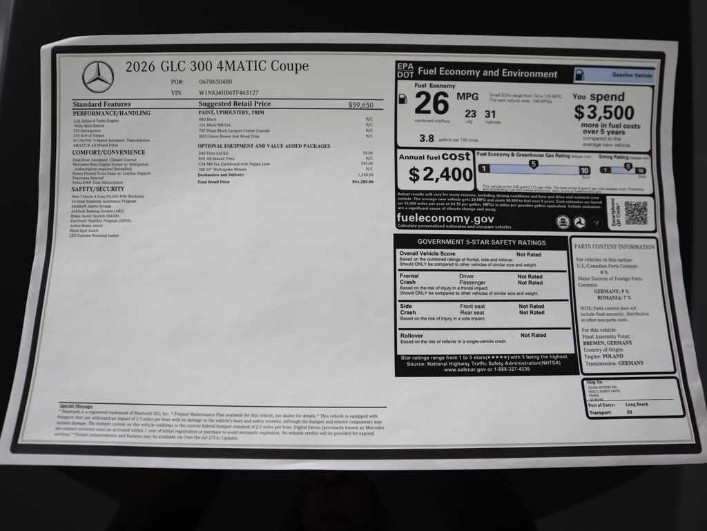 Thumbnail: 2026 Mercedes-Benz GLC - 9