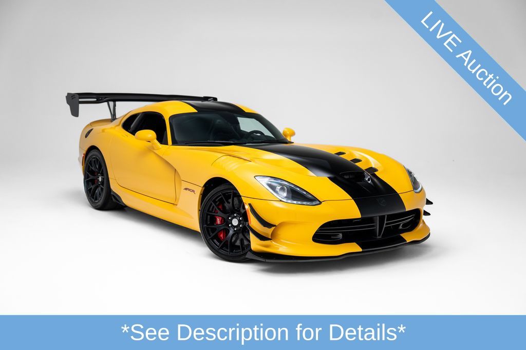 Special Paint 2017 Dodge Viper GTC RWD Coupe Rear-Wheel Drive 6-Speed Manual