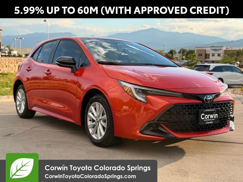 Inferno Red 2026 Toyota Corolla Hatchback Hatchback Front-Wheel Drive Continuously Variable Transmission