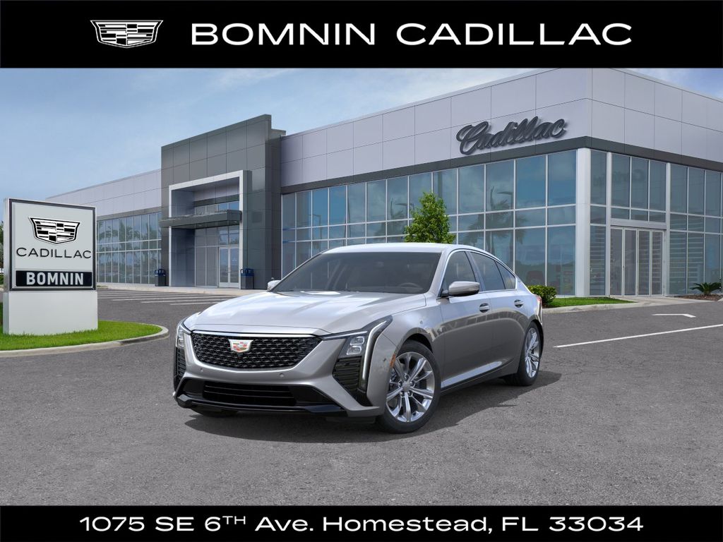 Silver Metallic 2026 Cadillac CT5 Sedan Rear-Wheel Drive Automatic