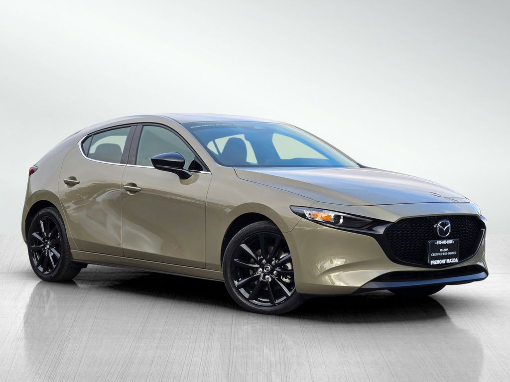 Zircon Sand Metallic 2025 Mazda MAZDA3 Hatchback All-Wheel Drive 6-Speed Automatic