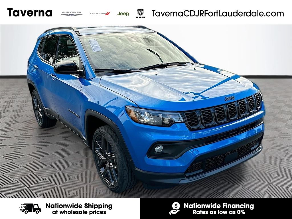 ydro Blue Pearlcoat 2026 Jeep Compass Latitude 4WD SUV / Crossover Four-Wheel Drive 8-Speed Automatic