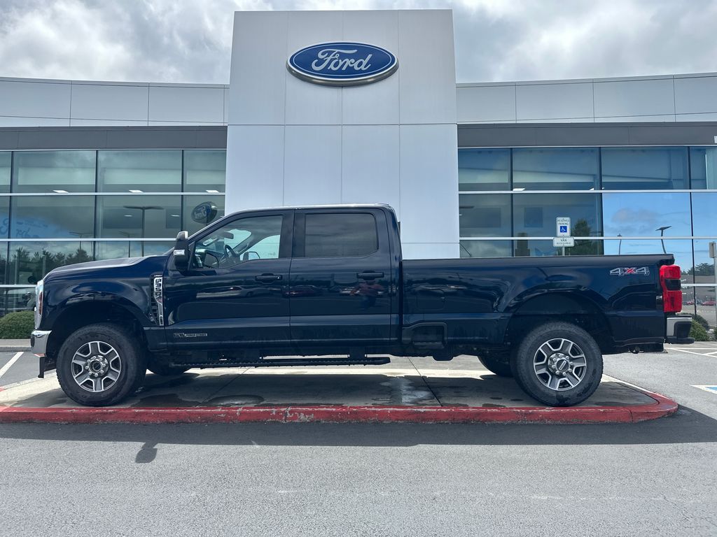 Blue 2025 Ford F-350 Super Duty Pickup Truck Four-Wheel Drive Automatic