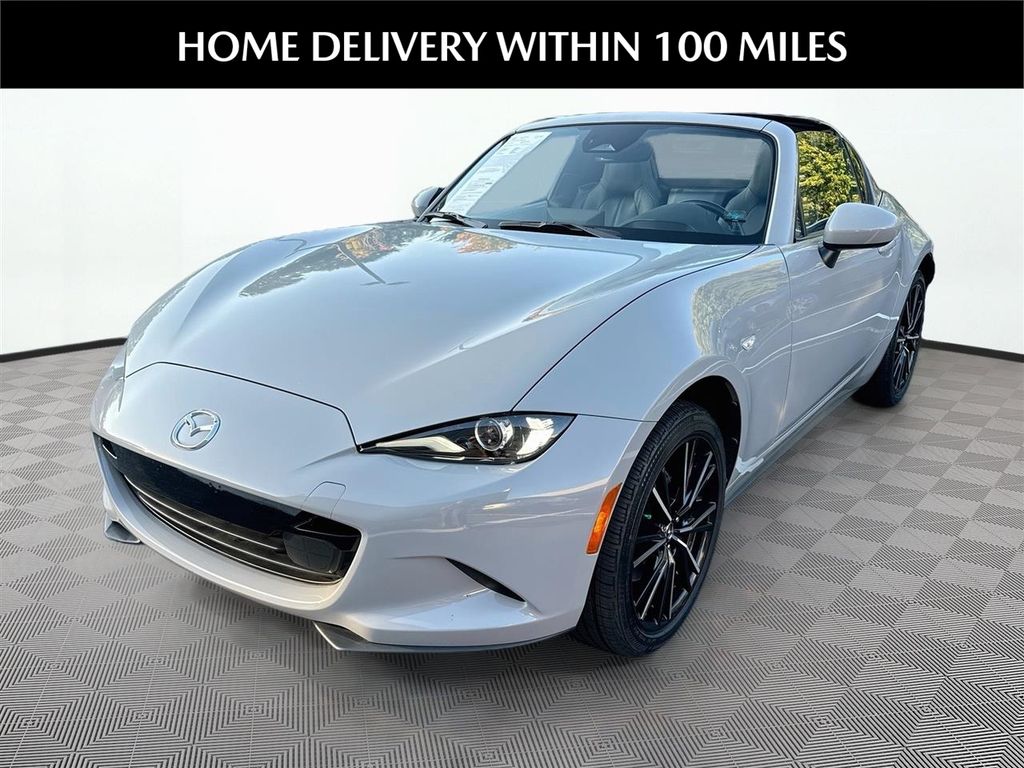 Aero Gray 2024 Mazda MX-5 Miata Convertible Rear-Wheel Drive 6-Speed Automatic